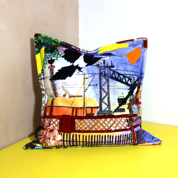 Velvet cushion cover
