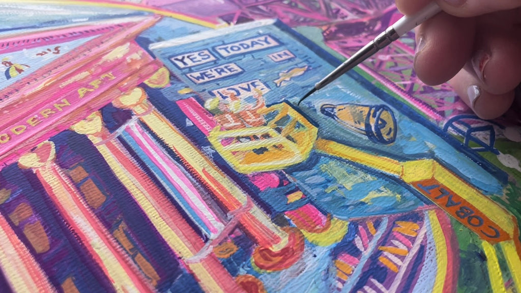 Polly Pocket Glasgow | Tea towel