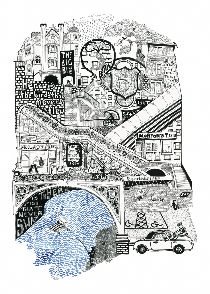 Long Way Home - Kelvinbridge Print