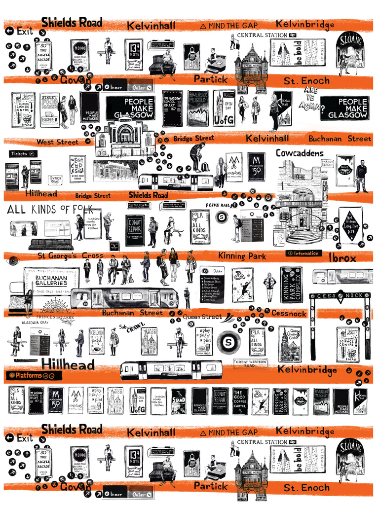 Subway | Tea towel |