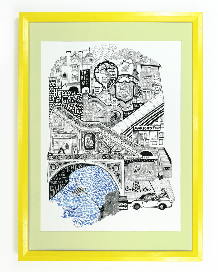 Kelvinbridge Glasgow print