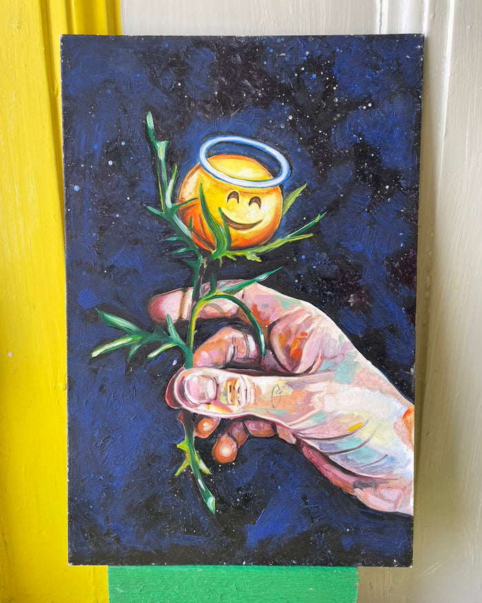 Feeling Prickly - Oil Painting