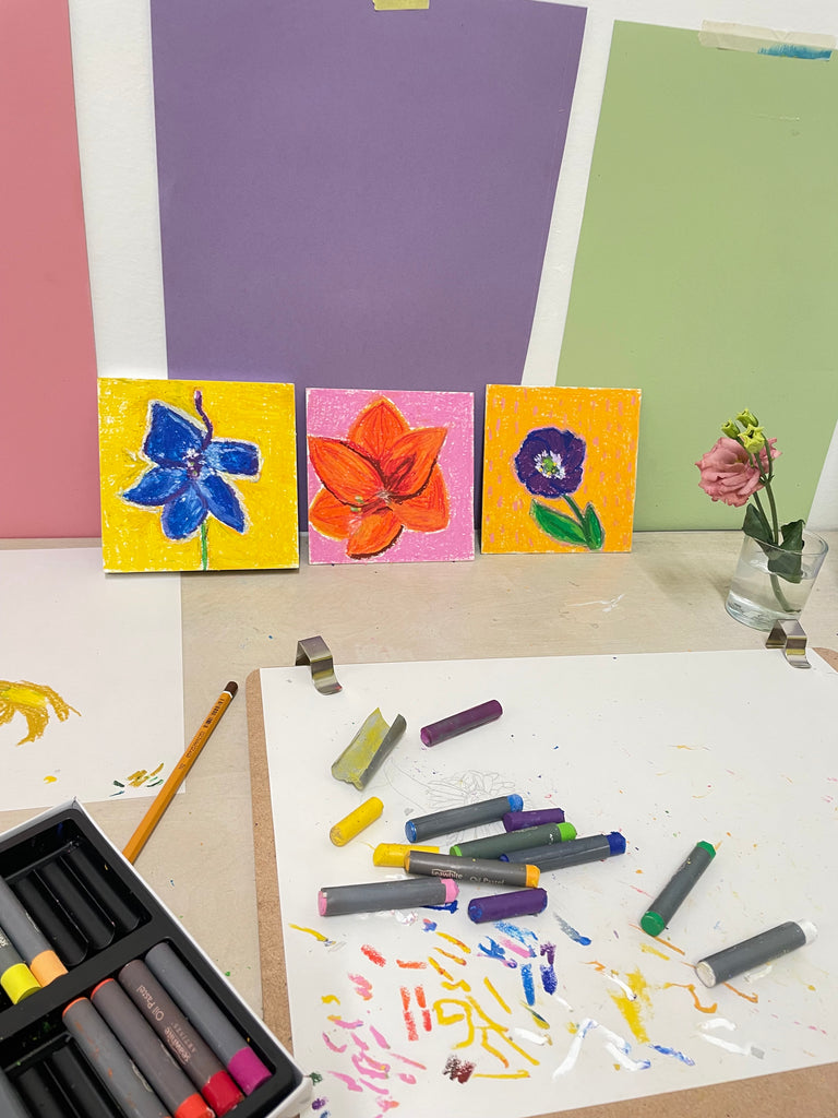 🌻 Colour and Vincent | Flower Drawing Class | 5th April🌻