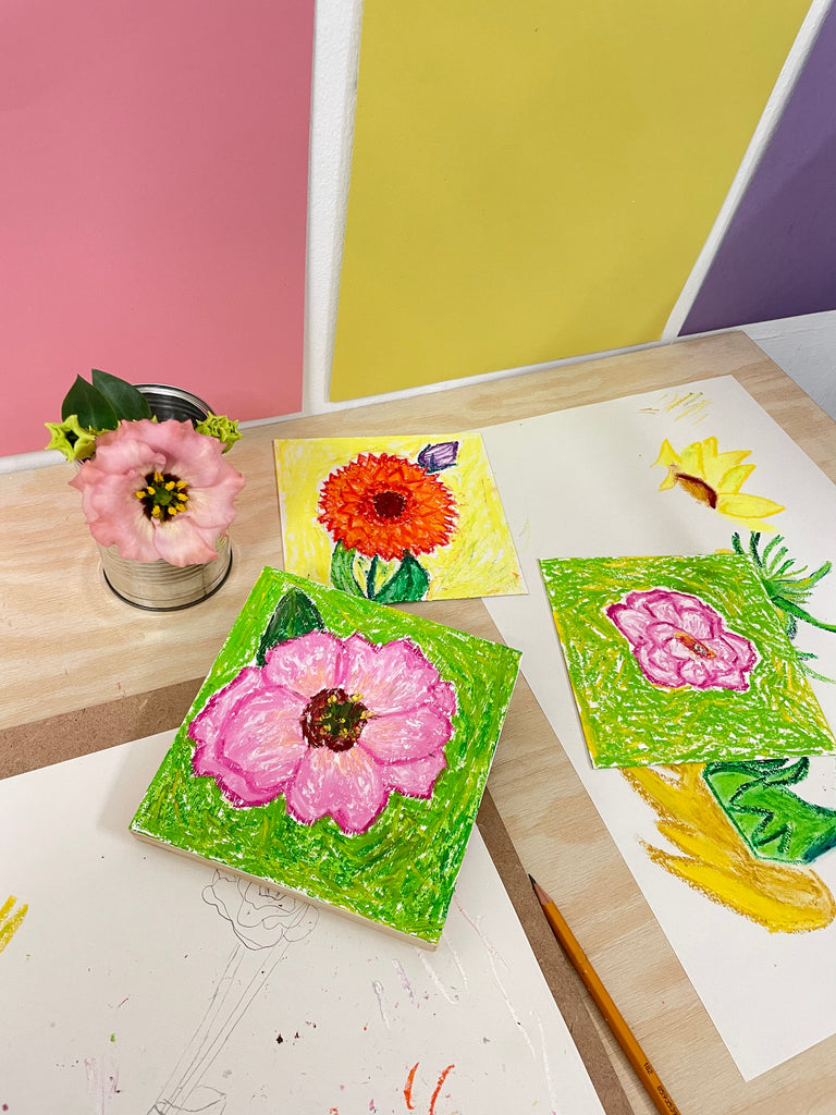 🌻 Colour and Vincent | Flower Drawing Class | 5th April🌻