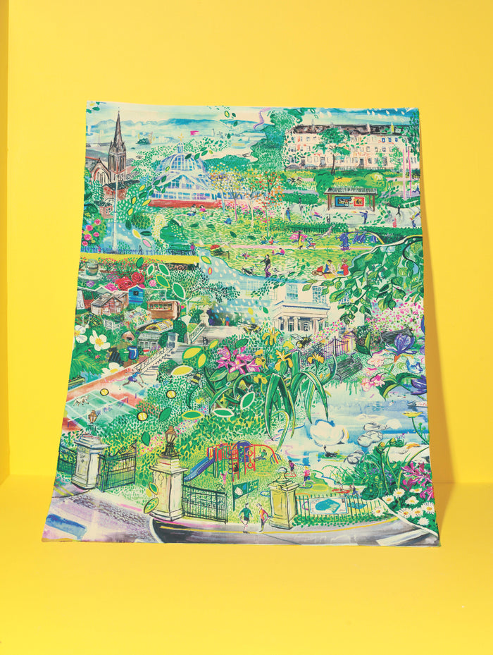 Queens Park | Tea towel | Preorder