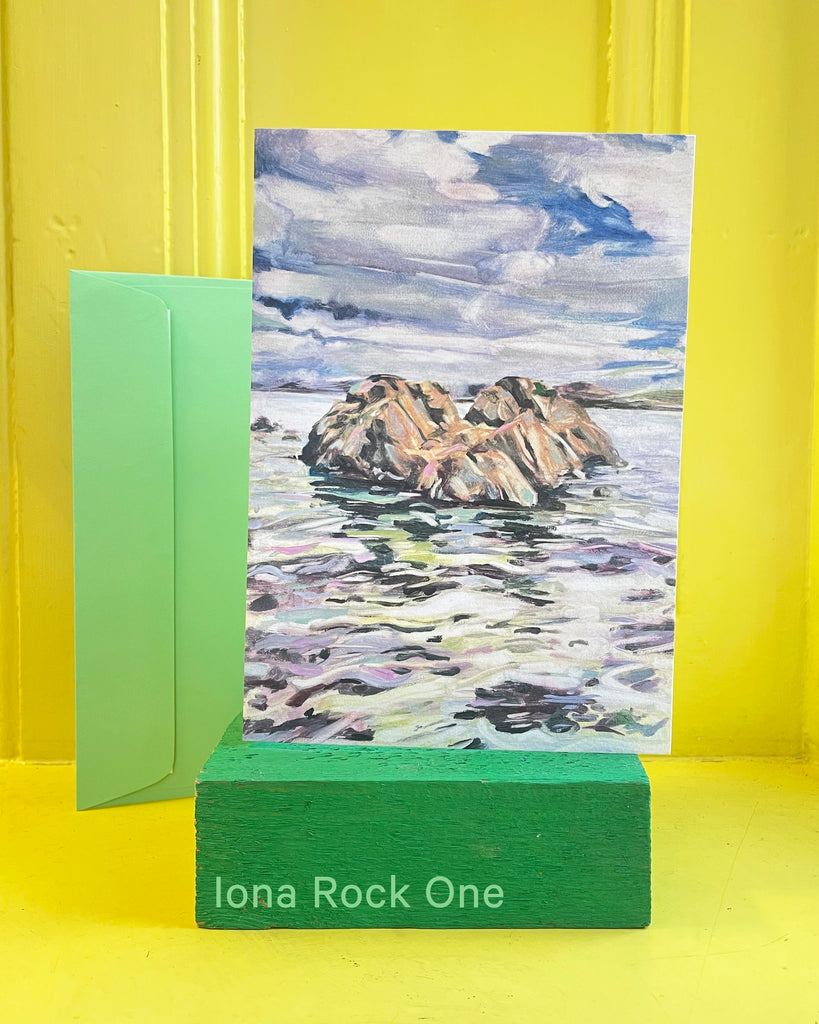 Iona Rocks Card A5
