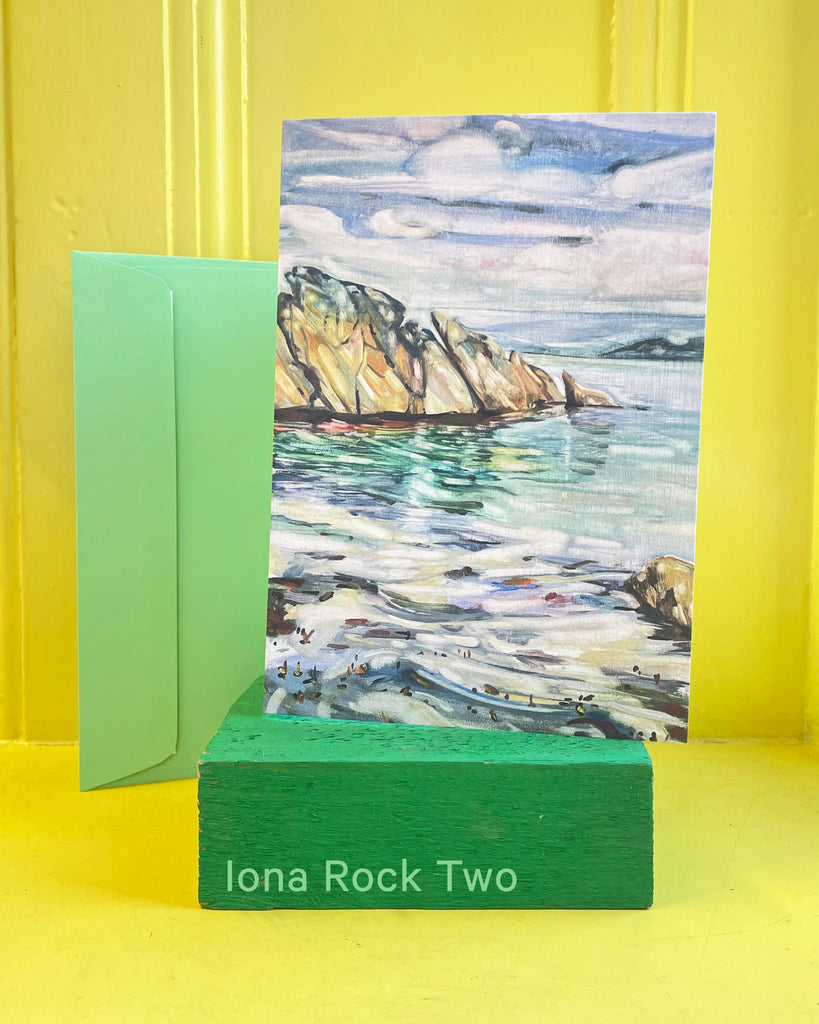 Iona Rocks Card A5